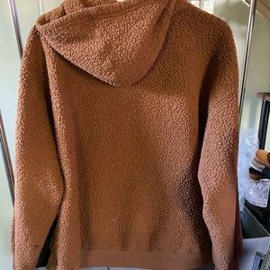 I am selling this furry sweater hoodie pullover from American Eagle